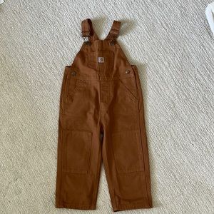 Carhartt toddler canvas bib overall - size 2T